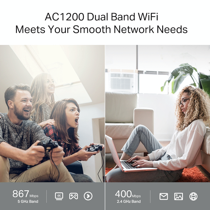 TP-Link Archer C64 AC1200 MU-MIMO Wi-Fi Router - Image 8