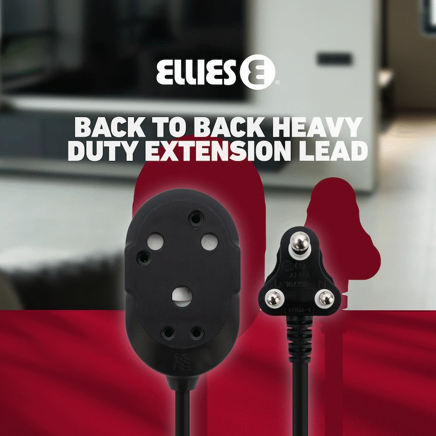 Ellies Back to Back Heavy Duty Extension Lead - 5m - Image 9
