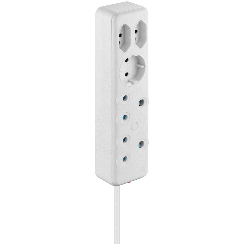 SWITCHED 5 Way Multiplug - White - Image 5