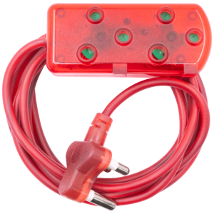 Ellies Side by Side Light Duty Extension Lead-3M - RD