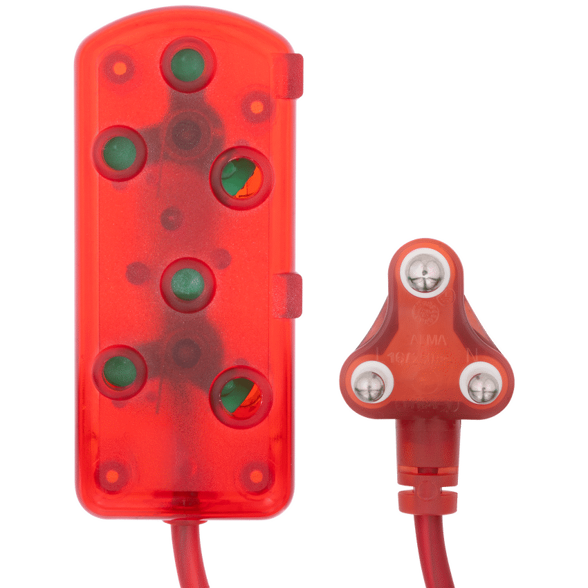 Ellies Side by Side Light Duty Extension Lead-3M - RD - Image 2