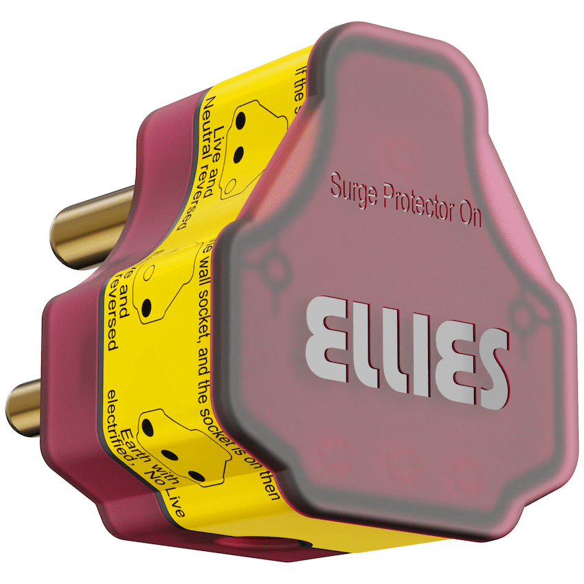 Ellies Re-wireable High Surge Plug Top - RD - Image 3