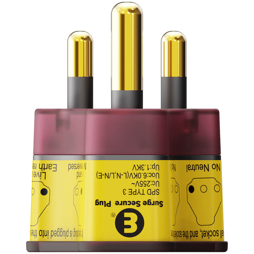 Ellies Re-wireable High Surge Plug Top - RD - Image 7