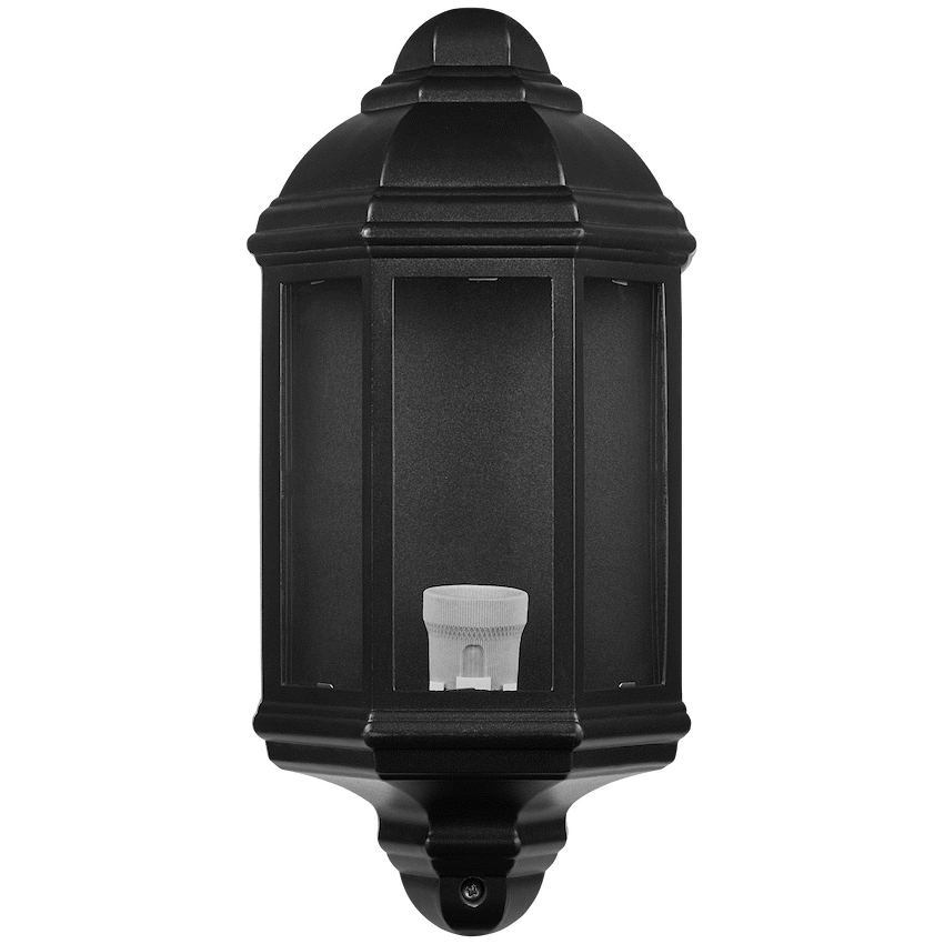Ellies Forge Series - AC Wall Light - Aluminium + Glass - E27 Base -BK
