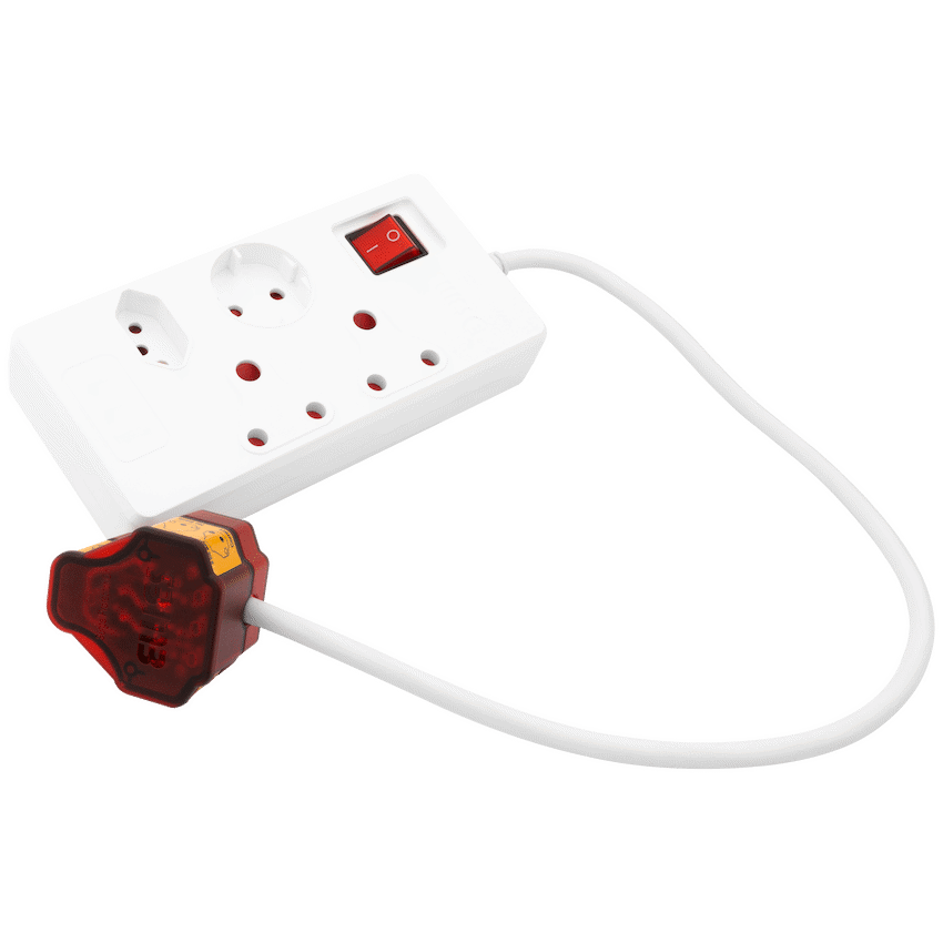 Ellies 4 way High Surge Multiplug 0.5M - WT - Image 2
