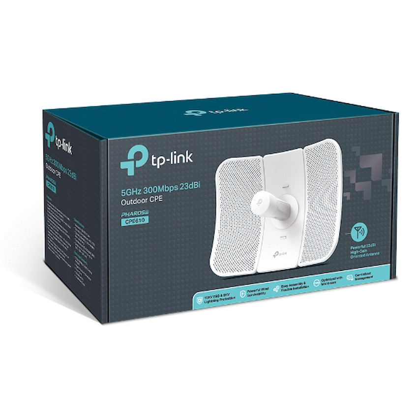 TP-Link CPE610 5GHz 300Mbps 23dBi Outdoor CPE - Image 4