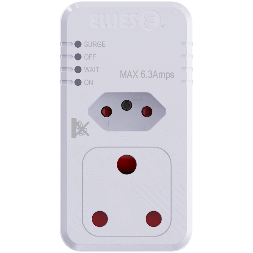 Ellies 2 Way High Surge Appliance Protector - WT - Image 5