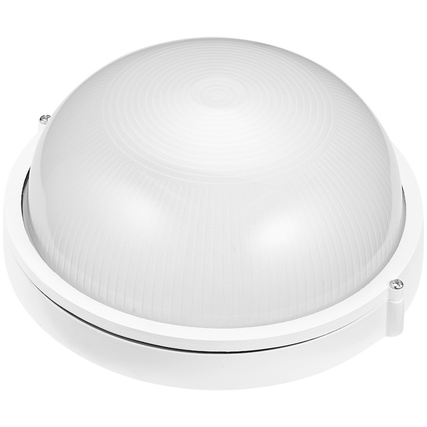 Ellies Illume Series - AC Round Bulkhead - Aluminium + Glass - E27 Base -WT - Image 8